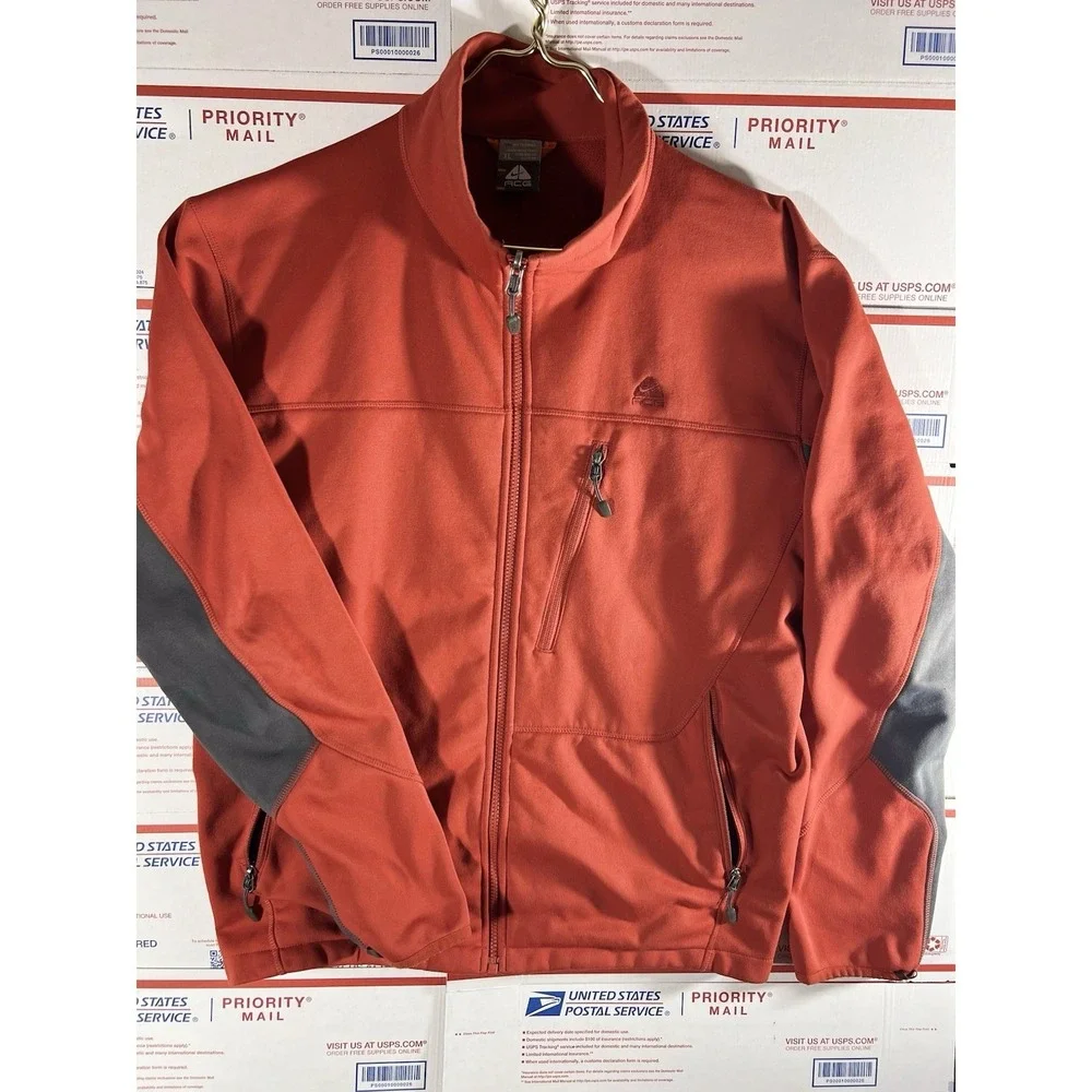 Vintage Nike ACG Windstopper Zip Up Jacket Hiking Outdoors 90s‎ Sz XL Red